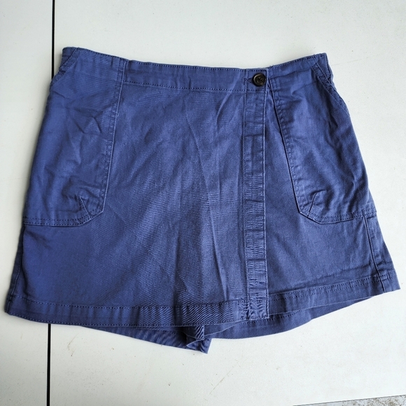 Nine West Pants - Nine West Jeans Women's Skort Wrap Front Elastic Back Waist Comfort Navy Blue M